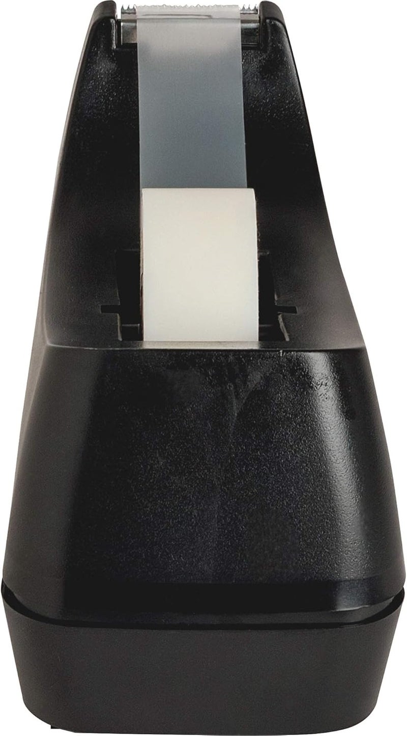 Business Source 32954 Tape Dispenser, Holds 1/2-Inch -3/4-Inch x36 Yds, 1-Inch Core, Black (Pack of 3) - Image 4