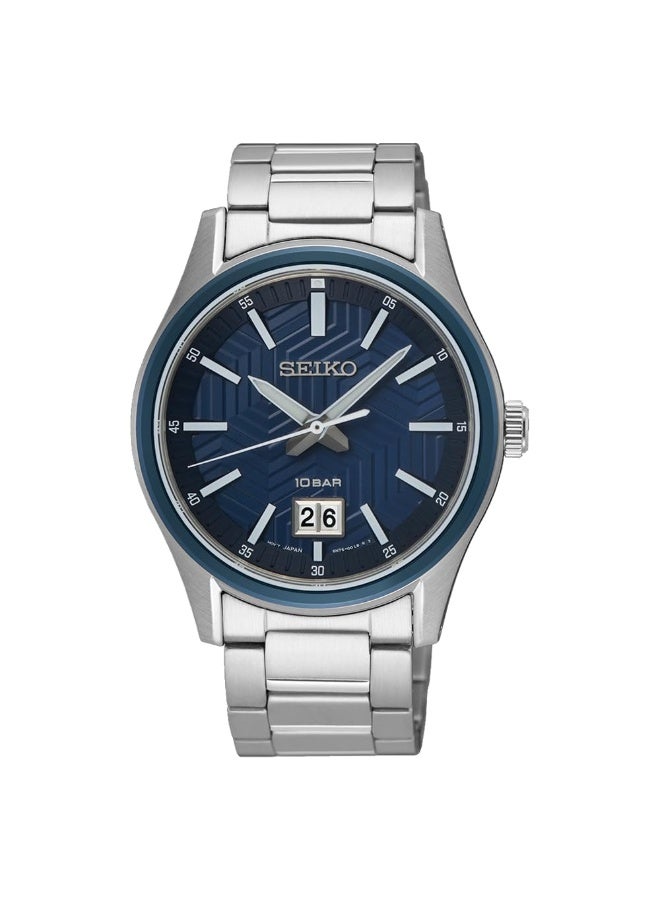 SEIKO Men's Analogue Quartz Watch with Stainless Steel Strap SUR559P1 - Image 1