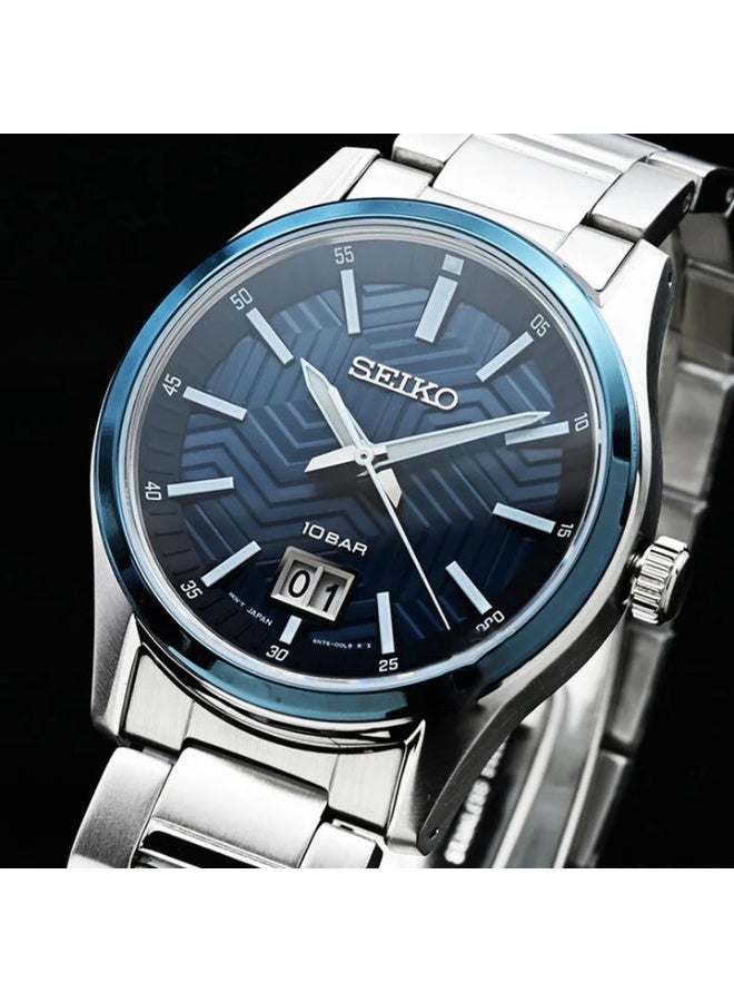 SEIKO Men's Analogue Quartz Watch with Stainless Steel Strap SUR559P1 - Image 4