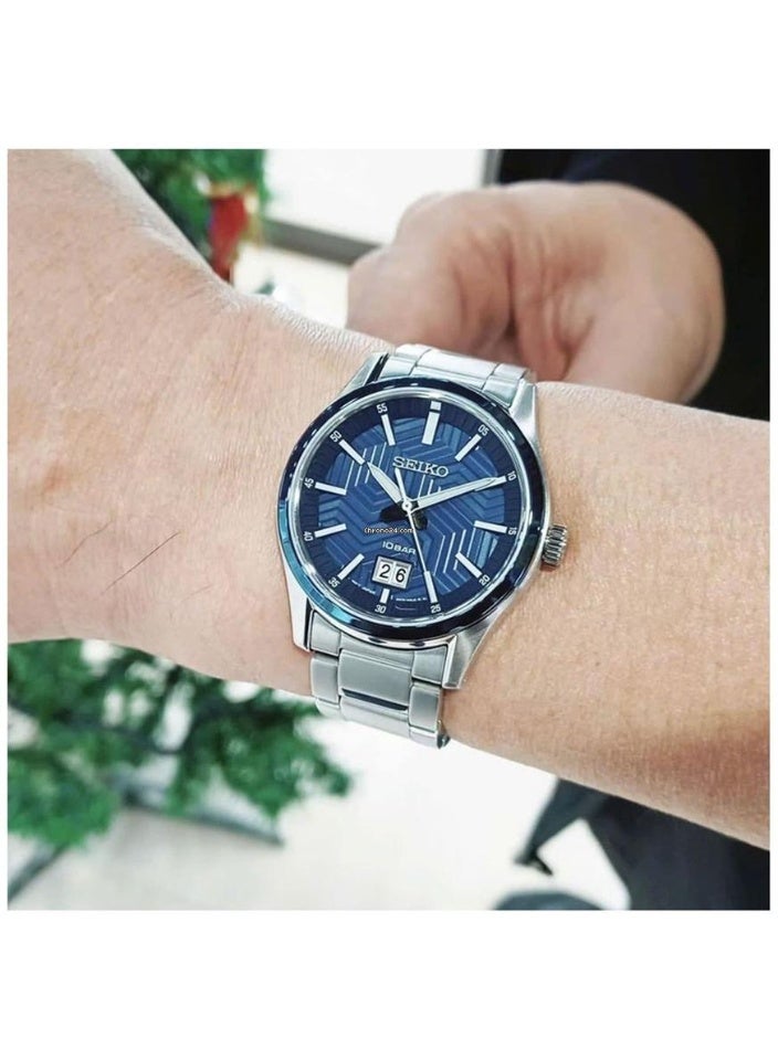 SEIKO Men's Analogue Quartz Watch with Stainless Steel Strap SUR559P1 - Image 5