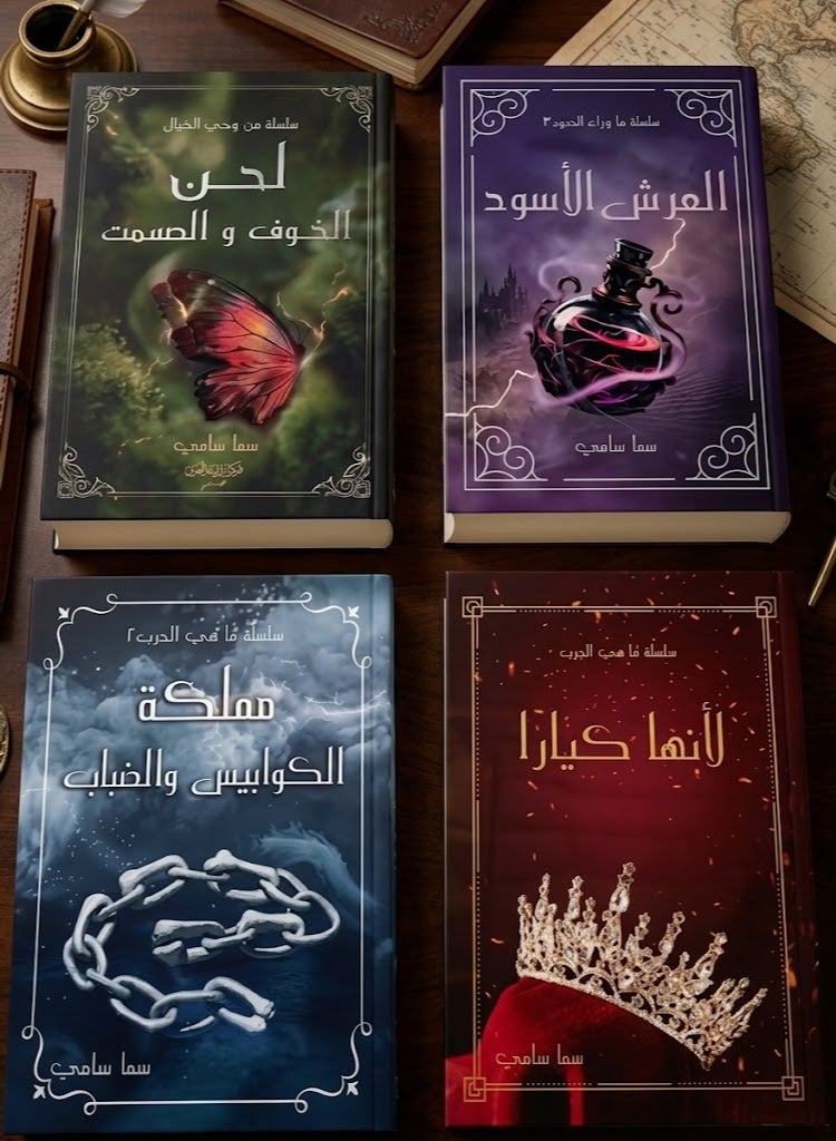 سلسلة أنا هي الحرب لأنها كيارا - مملكة الكوابيس و الضباب-لحن الخوف و الصمت-العرش الأسود