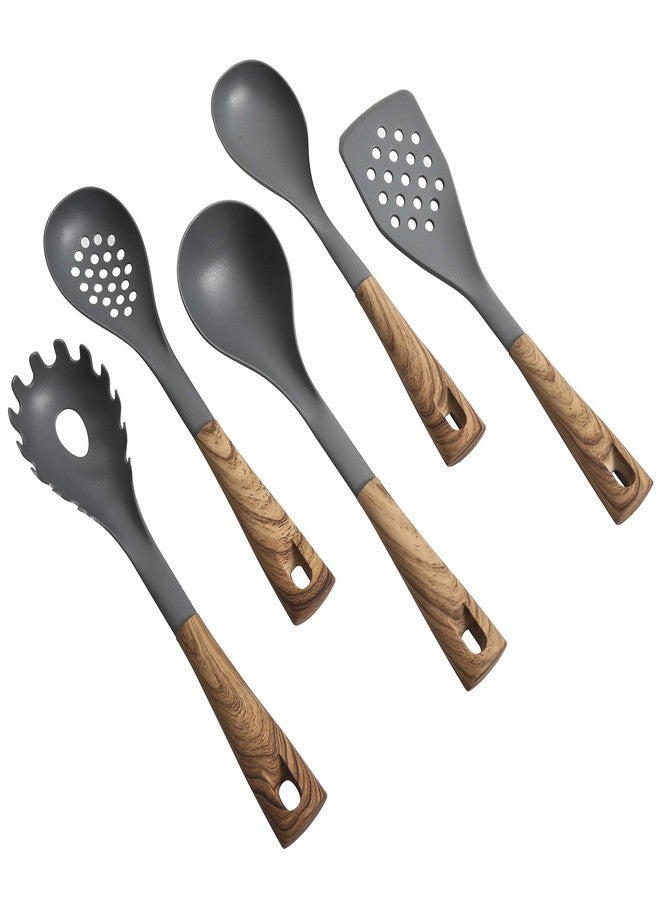 Oster Everwood 5-Piece Nylon Tools Set, Grey/Wood - Image 1