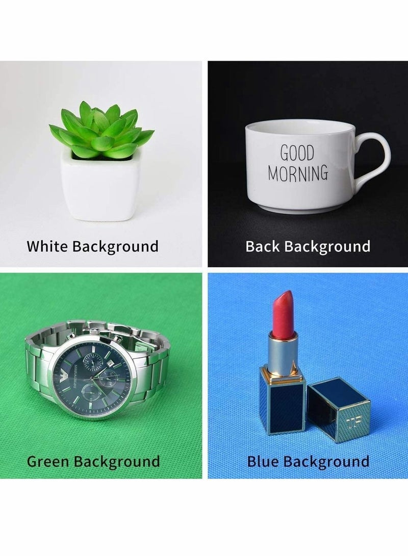 Y&D Portable Photo Studio Light Box with Lights, 20 * 20cm Folding Photography Tent Kit LED and 6 Kinds Color Backgrounds - Image 5