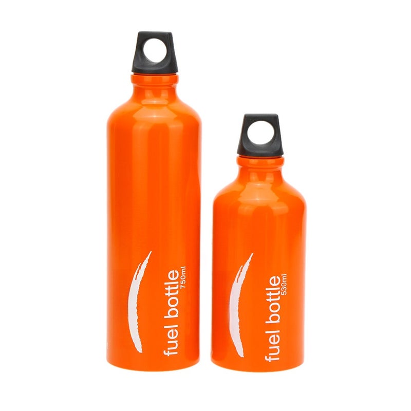 Fuel Storage Bottle 750ml High-Quality Lightweight 7072 Aluminum Alloy - Looped Seal Topper For Easy Carrying Petrol Tank for Outdoor Backpack Attachment - Image 1