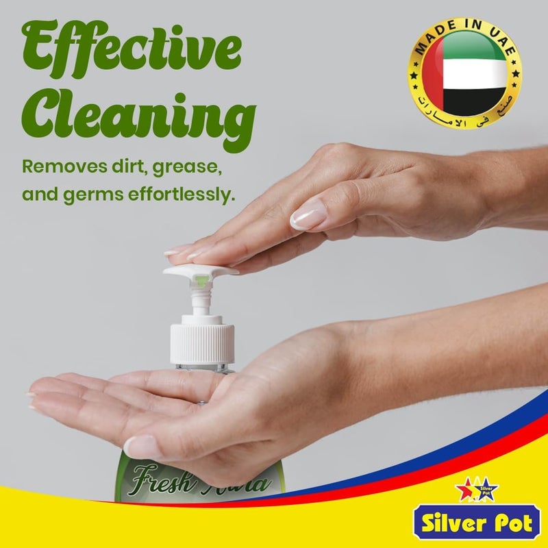 Silver Pot Aloe Vera Hand Wash - 400ml - Image 2