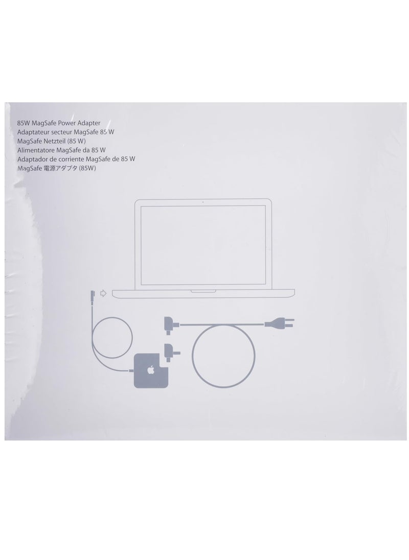 Generic - Apple 85W MagSafe Power Adapter with 2 Ports (for MacBook Pro 15" and 17"), White, for Smartphones - Image 1