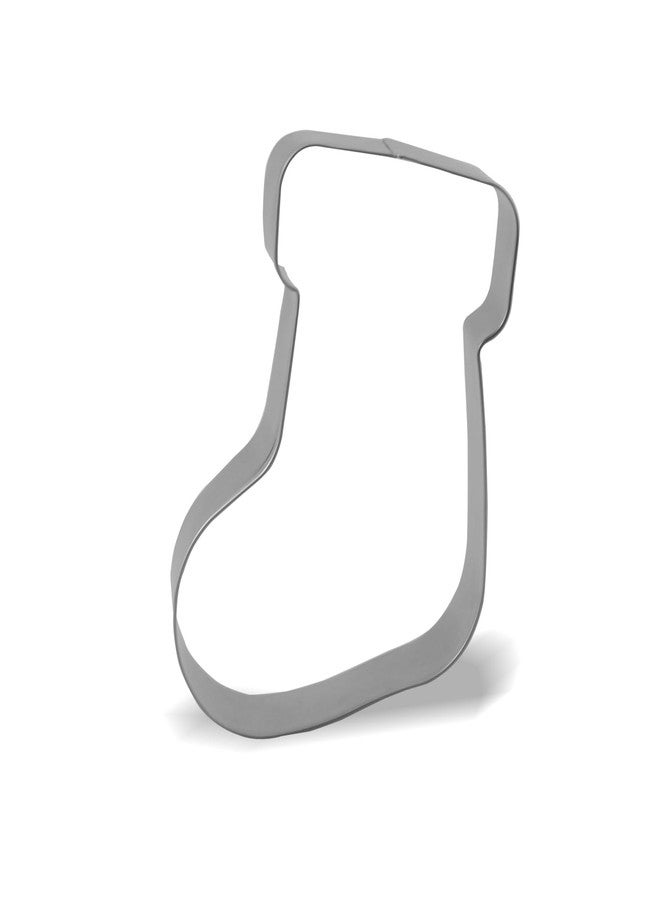 Keewah Christmas Stocking Cookie Cutter, 4.2”, Stainless Steel - Image 1