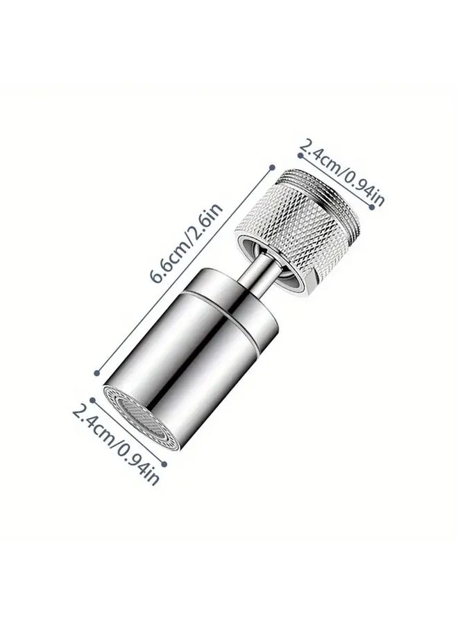 Rotating Extension Faucet Elbow Copper Alloy Plastic Splash Proof Valve Spray Control - Image 3