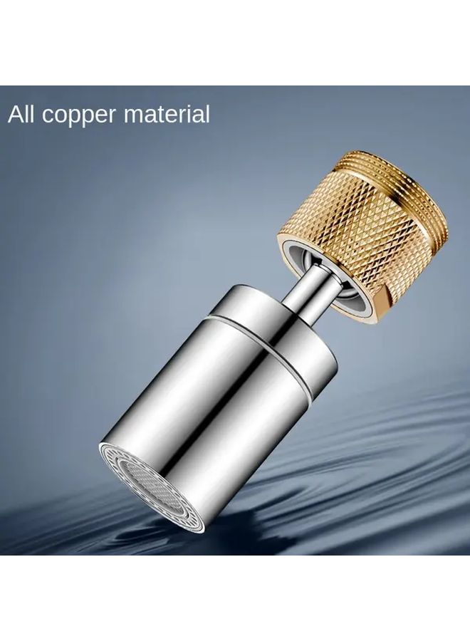 Rotating Extension Faucet Elbow Copper Alloy Plastic Splash Proof Valve Spray Control - Image 2