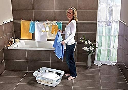 MADRIC Cloth Hanging Rope Retractable extendable Clothes line Laundry Dry Rope Wall Mounted Balcony Hanger Automatic Retractable Clothesline - Image 4