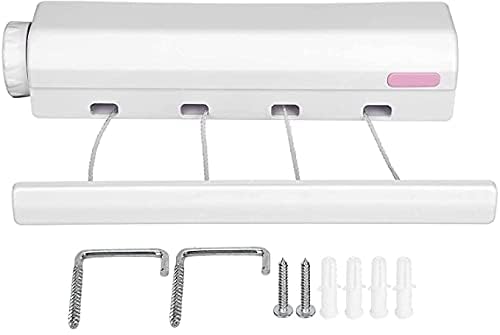 MADRIC Cloth Hanging Rope Retractable extendable Clothes line Laundry Dry Rope Wall Mounted Balcony Hanger Automatic Retractable Clothesline - Image 5
