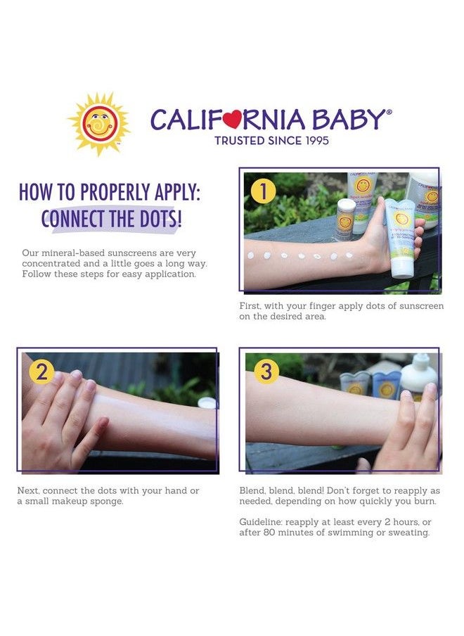 California Baby California Kids Supersensitive Broad Spectrum Tinted Sunscreen 30 2.9 Oz  - Image 4