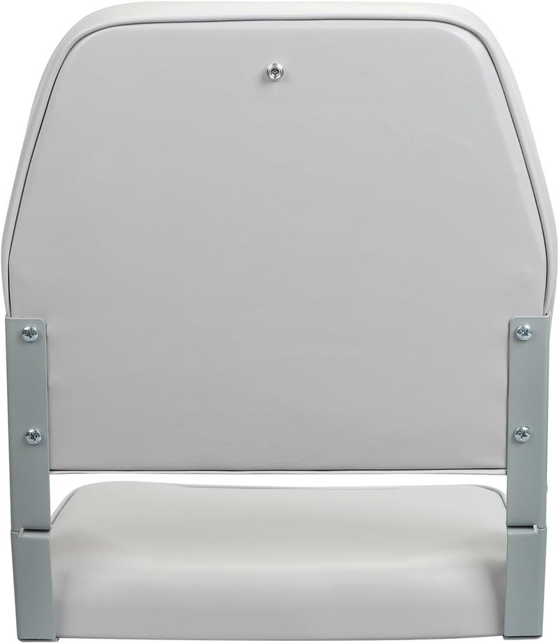 ERGOSEAT مقاعد قارب إيرغوسيت منخفضة الظهر قابلة للطي مع مسند ظهر، مقاعد قارب صيد قابلة للطي، مقاعد قارب بحرية، مقاعد قارب جون، مقعد كانو، عبوة 2، رمادي فاتح - Image 2