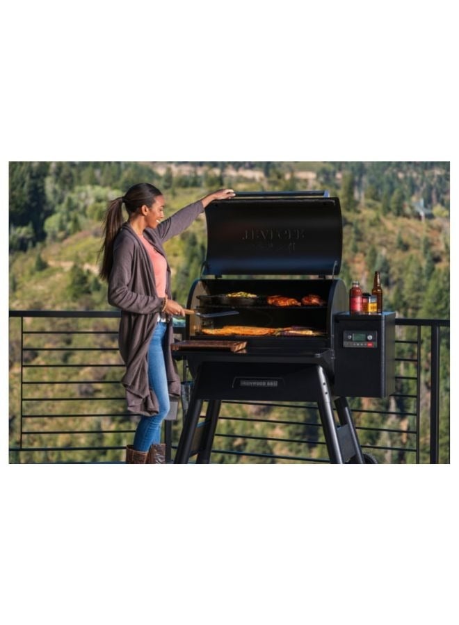 TRAEGER Ironwood 885 Electric Wood Pellet Grill and Smoker, Black, 885 Square Inches Cook Area, 500 Degree Max Temperature, Meat Probe, 6 in 1 BBQ Grill with WiFi and app connectivity, Black - Image 5