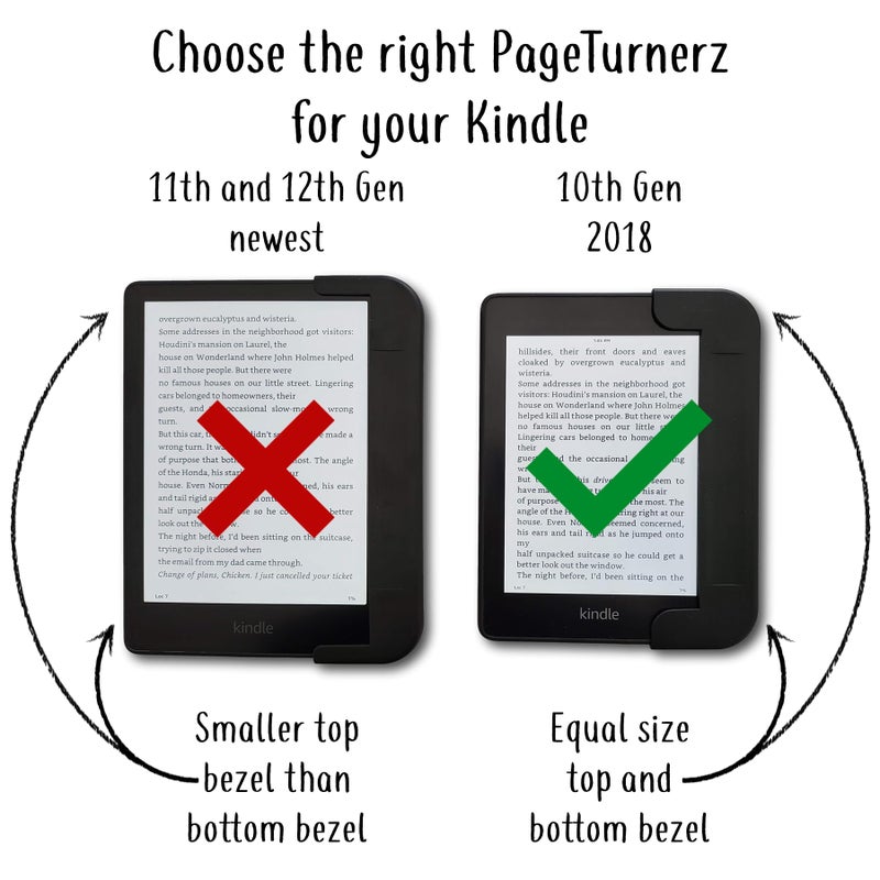Mount Genie PageTurnerz 5-in-1 Grip Case Cover for Kindle Paperwhite 4 e-Reader (10th Gen) - Read in Any Position. Award Winning Design. - Image 2