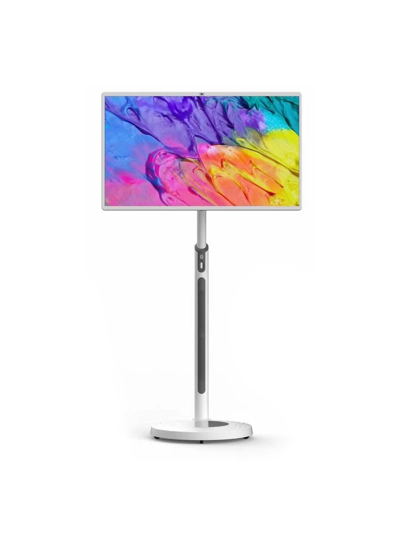Crony TX32-1 32" White Smart Android 12 Touchscreen Display – 10-Point Multi-Touch, 48MP HD Camera, 8GB+128GB, 145000mAh Battery (8H Use) – Adjustable Stand with 20° Diagonal/45° Horizontal/90° Vertical Tilt & 20cm Height – HDMI/USB-C/Bluetooth/Dual-Band Wi-Fi – Electronic Whiteboard, Multi-Screen Co-Working, Cast Screen & iPhone/Android Support  - Image 1