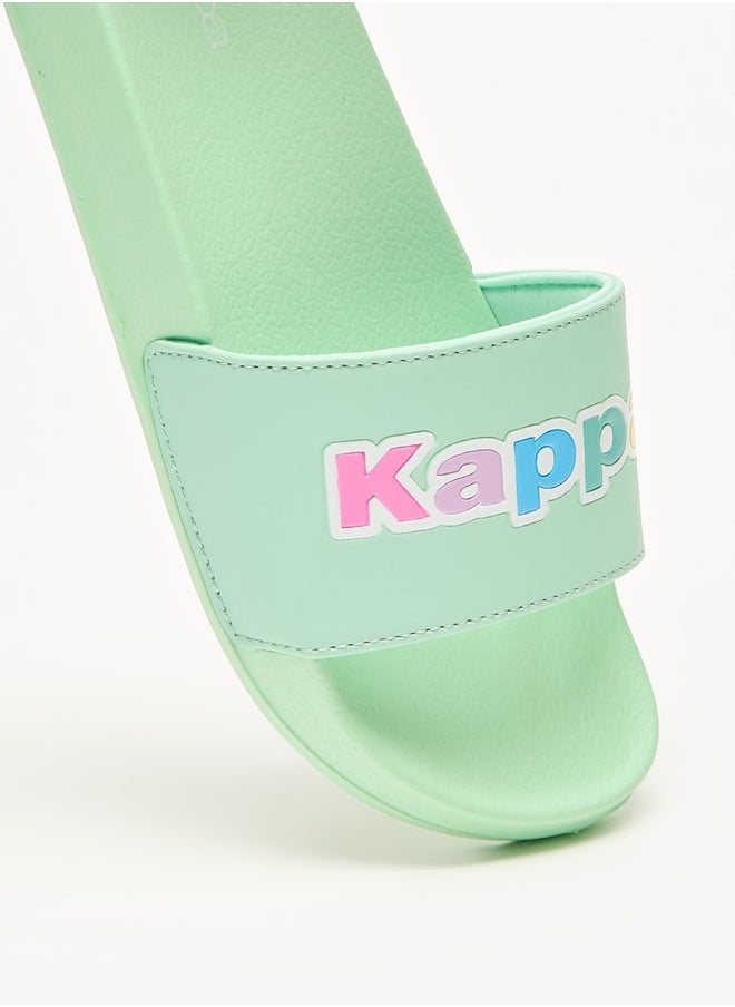 Kappa - Girls' Logo Detail Slip-On Slide Slippers - Image 1