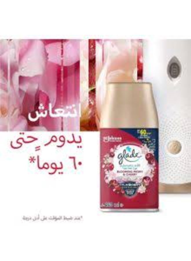 جليد بخاخ معطر جو أوتوماتيكي برائحة عبق الورد والتوت البري - غيار - 269 مل قطعتين + جليد بخاخ معطر جو أوتوماتيكي برائحة شذى التفاح والقرفة - غيار - 269 مل قطعة واحدة - Image 5