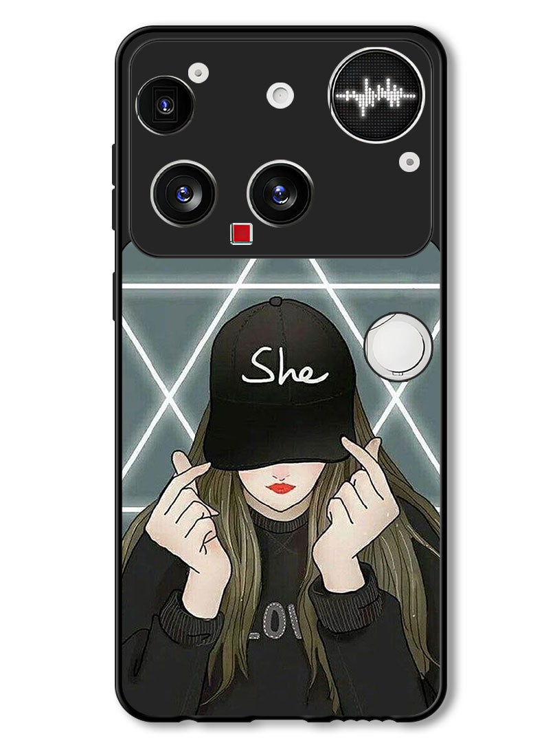 Theodor Case Compatible with Nothing Phone (3) 6.67 Inch Protection Shockproof Bumper Cover She On Cap - Image 1