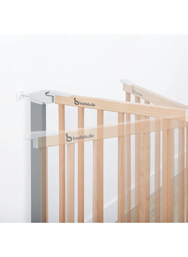 Badabulle Safe And Lock Wood Metal Safety Gate