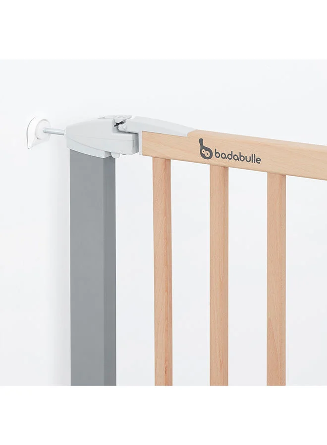 Badabulle Safe And Lock Wood Metal Safety Gate