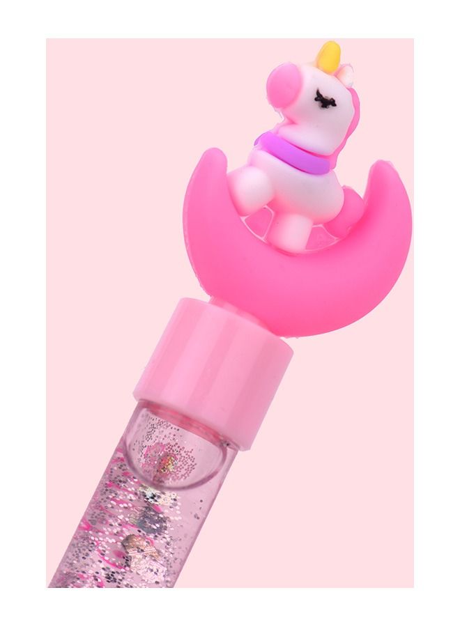 Generic Creative Unicorn Shape Cap Black Gel Pen  - Image 4
