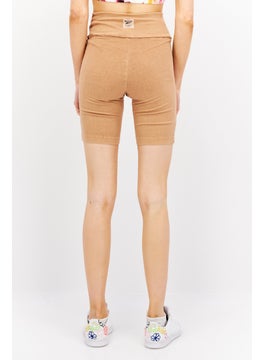 Reebok Women Sportswear Fit Training Legging Shorts, Tan  - Image 2