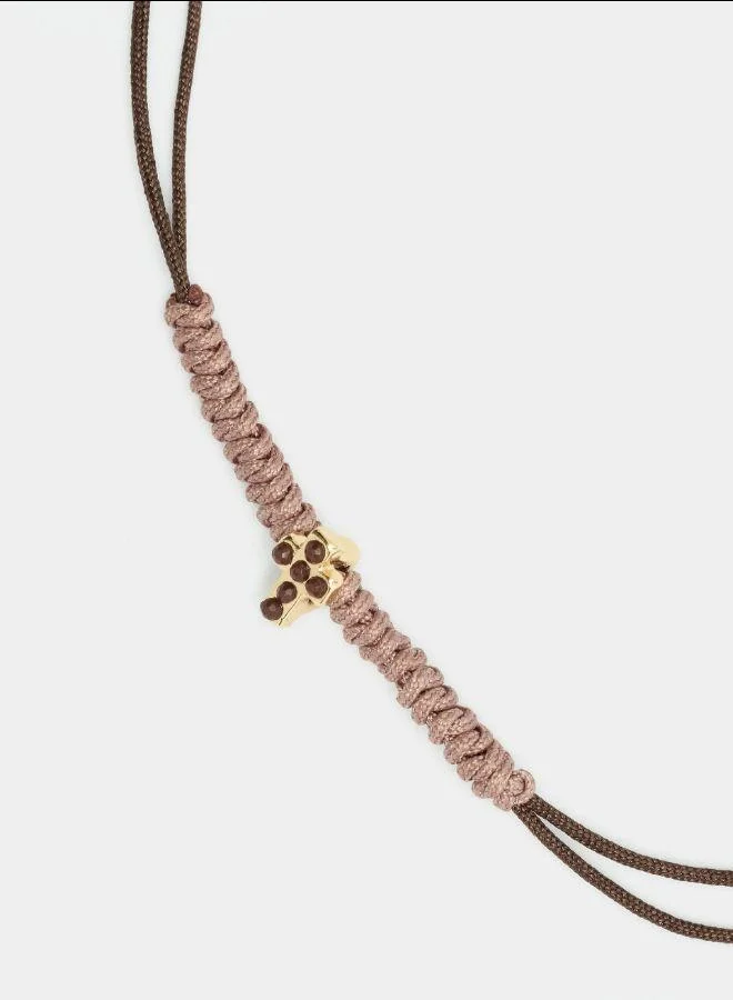 بارفوا سوار حبل قابل للتعديل مع صليب