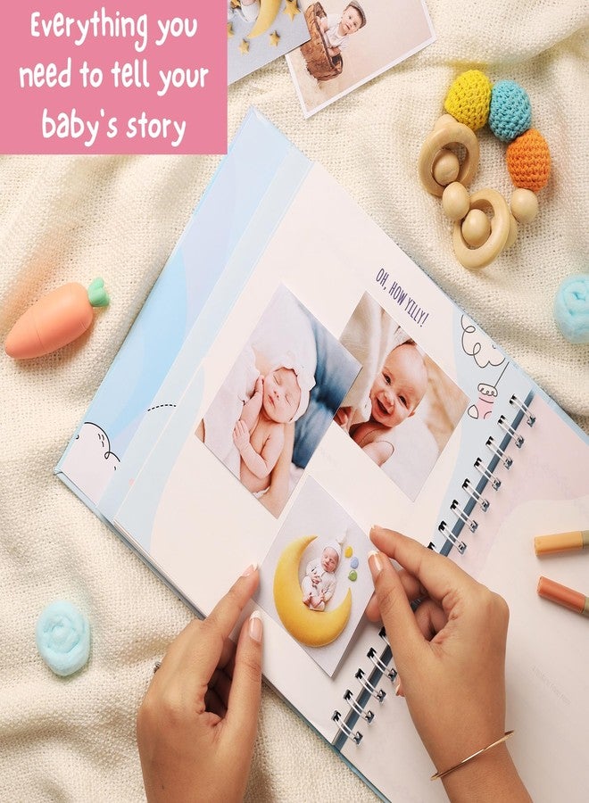Doodle Baby Journal Set to Record Your Little One's Journey from Birth to Age 5 | Record Baby's Birth Story | Store Memories | Storage for photos and Documents (Growing Adventures) - Image 4