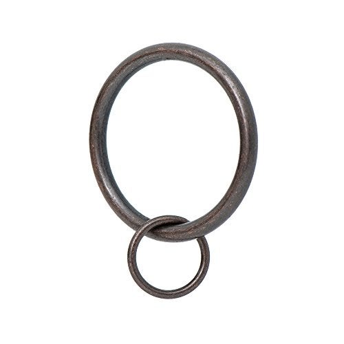 Ivilon Ivilon Drapery Eyelet Curtain Rings  17 Ring Loop for Hook Pins Set of 14  Oil Rubbed Bronze ORB 