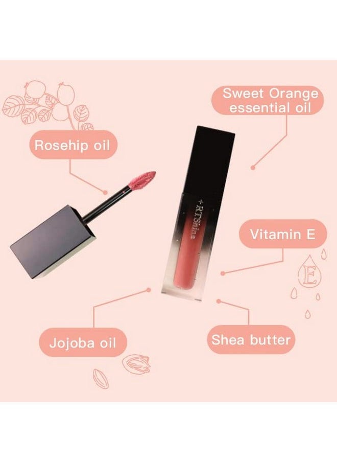 READY TO SHINE - Fabulous Hydrating Lip Glow Oil/Lip Gloss Clean Beauty103 Nude Red Nourishing Lightweight Natural Look Enhances And Deeply Protects Lips Cruelty Free 0.14Fl/Oz.(103 Bemine) - Image 1