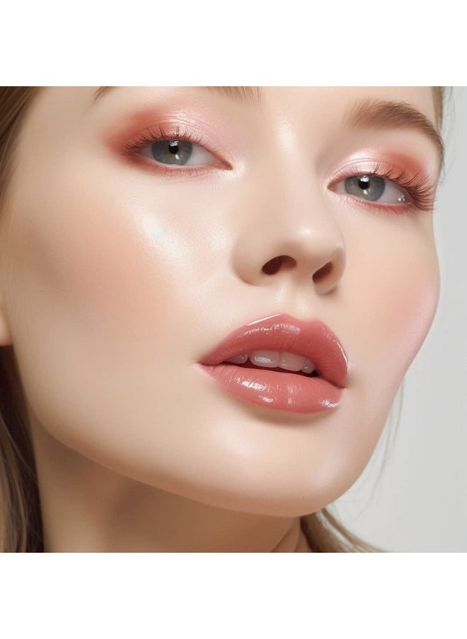 READY TO SHINE - Fabulous Hydrating Lip Glow Oil/Lip Gloss Clean Beauty103 Nude Red Nourishing Lightweight Natural Look Enhances And Deeply Protects Lips Cruelty Free 0.14Fl/Oz.(103 Bemine) - Image 1