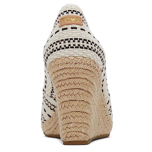 TOMS Womens Michelle Wedge Sandal, Natural, 9 US - Image 5