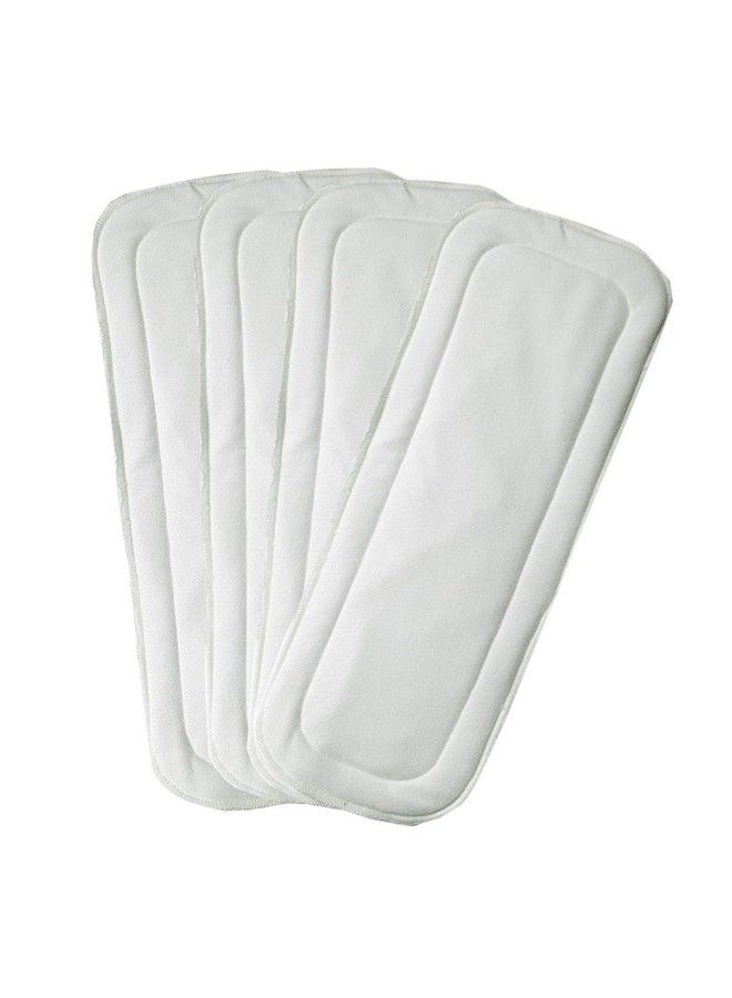 DOMENICO Diaper Inserts Reusable (Pack Of 4) Baby Washable Cloth Diaper Nappies With Wetfree Inserts For Babies Infants Toddlers (Standard Cloth Diaper Insert Padwhite Color) - Image 1