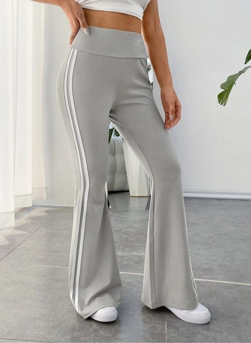 ROMBA SPORT Romba Women's Soft Touch Charleston High Waisted Side Stripe Pants  - Image 3