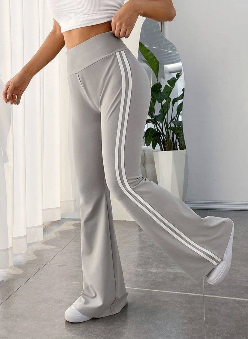 ROMBA SPORT Romba Women's Soft Touch Charleston High Waisted Side Stripe Pants  - Image 4