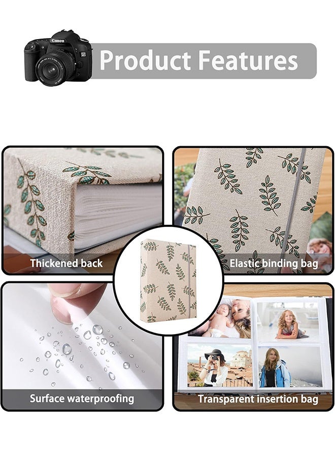 Bukela 200 Pockets Foil Stamping Photo Album for 6 Inches Photos Portable Photo Album for Family Wedding Boys Girls - Image 3