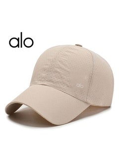 alo Alo Yoga Lightweight Breathable Mesh Outdoor Sports Cap with Sun Protection and UV Blocking Function (Covered with Net Eyelets) 