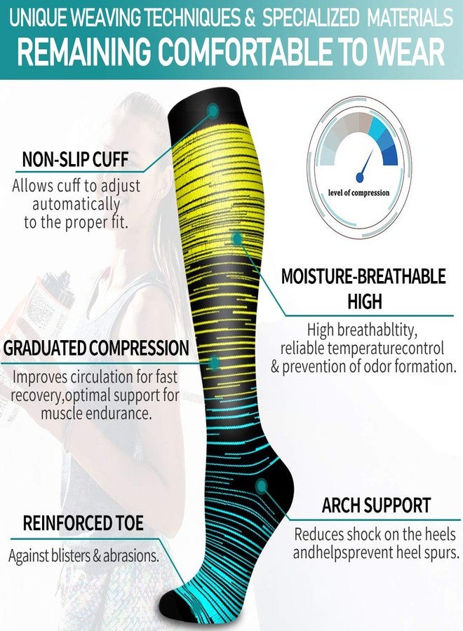 COOLOVER Copper Compression Socks for Women and Men(6 Pairs)-Best Support for Running, Athletic, Nursing, Travel - Image 5