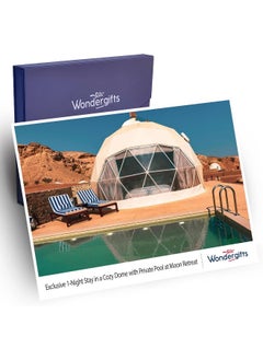 Wondergifts 1-Night Stay in a Cozy Dome with Private Pool at Moon Retreat Experience Gift with Free Spa Voucher  - Image 1