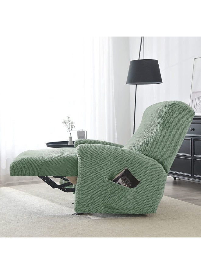 عام 4 قطع غطاء كنب قابل للمد - غطاء كرسي فردي واقي للأثاث الناعم، أغطية كراسي مرنة بتصميم الجاكارد - Image 2