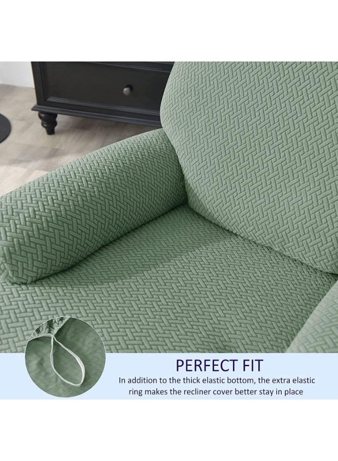 عام 4 قطع غطاء كنب قابل للمد - غطاء كرسي فردي واقي للأثاث الناعم، أغطية كراسي مرنة بتصميم الجاكارد - Image 4