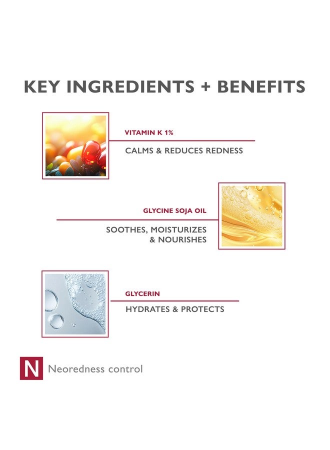 Pharmaceris Pharmaceris CAPINON K 1% Vitamin K Night Dermo-Cream, Soothes & Balances Skin Tone, Reduces the Appearance of Redness, Night Moisturizer For Sensitive & Redness-Prone Skin, 1.01 fl oz  - Image 2
