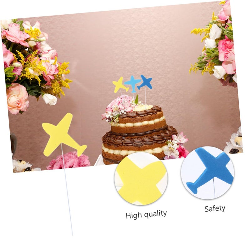 45pcs Airplane Cake Toppers Cartoon Birthday Cake Decorations For Kids Party - Image 4