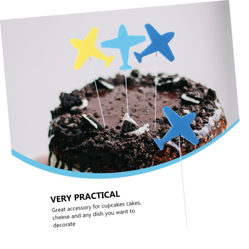 45pcs Airplane Cake Toppers Cartoon Birthday Cake Decorations For Kids Party - Image 5
