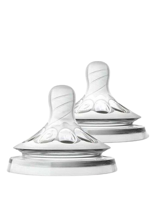 Philips Avent Set Of 2 Natural Feeding Teats Variable 3m+, SCF655- 27 - Image 2