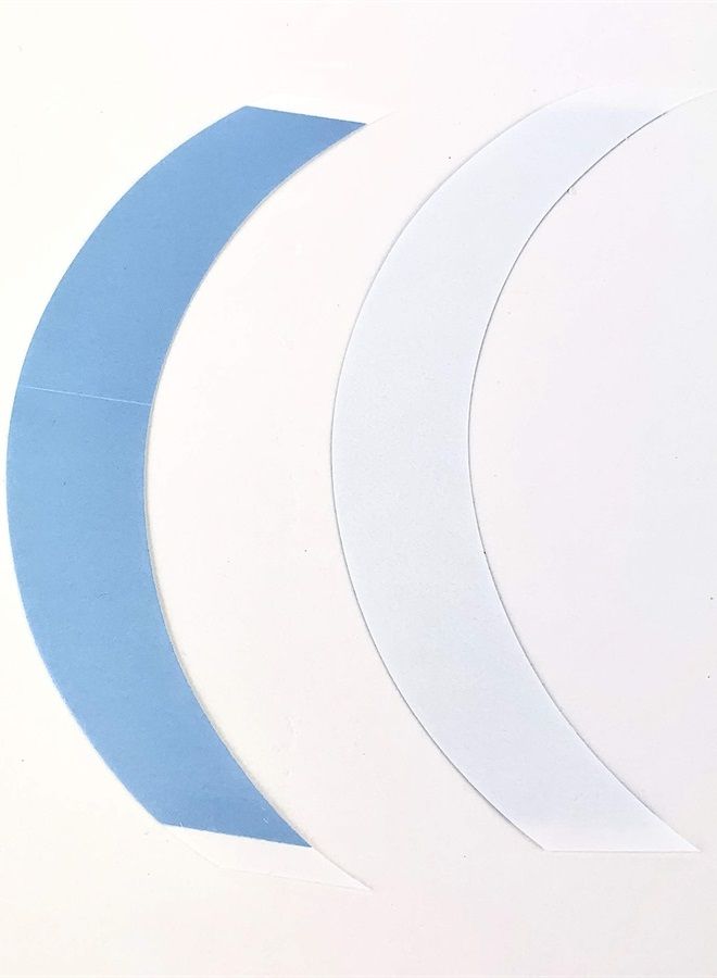 Walker Tape Lace Front Support Tape Super 5 inch Wide CC Contour. 1-pk = 24 pieces 3/4" X 5" long  - Image 2