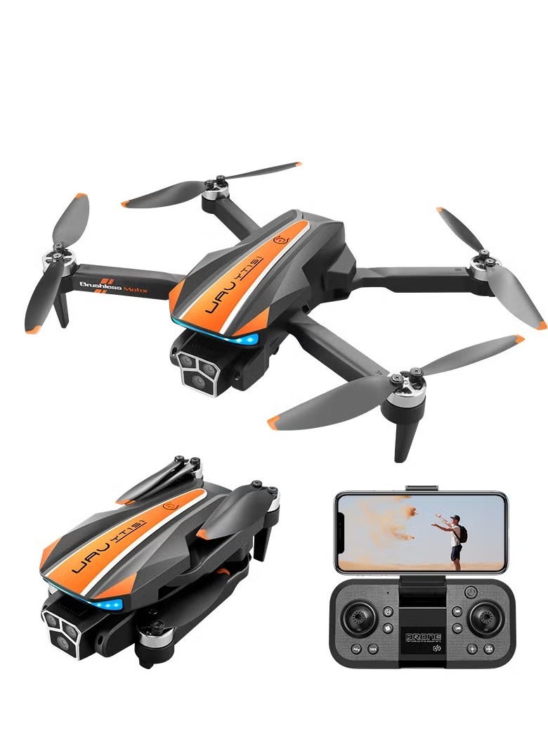 YT151 Drone with Optical Flow Obstacle Avoidance – High-Definition Aerial Photography, Brushless Power, Optical Flow Hovering, 360° Rolls, HD Image Transmission, Anti-Collision Design, Long Battery Life, Mobile Control, and Intelligent Remote Control (2 Batteries)  - Image 1