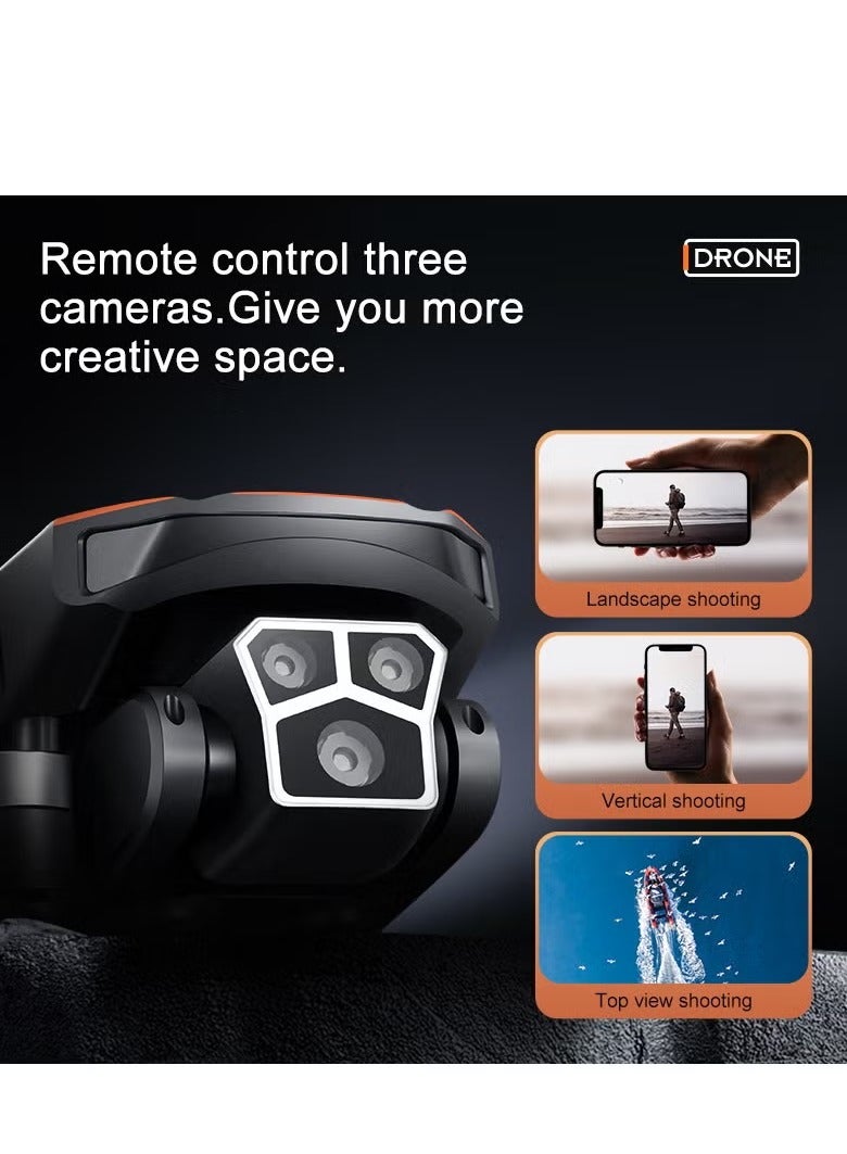 YT151 Drone with Optical Flow Obstacle Avoidance – High-Definition Aerial Photography, Brushless Power, Optical Flow Hovering, 360° Rolls, HD Image Transmission, Anti-Collision Design, Long Battery Life, Mobile Control, and Intelligent Remote Control (2 Batteries)  - Image 3