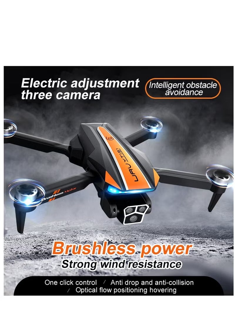 YT151 Drone with Optical Flow Obstacle Avoidance – High-Definition Aerial Photography, Brushless Power, Optical Flow Hovering, 360° Rolls, HD Image Transmission, Anti-Collision Design, Long Battery Life, Mobile Control, and Intelligent Remote Control (2 Batteries)  - Image 2